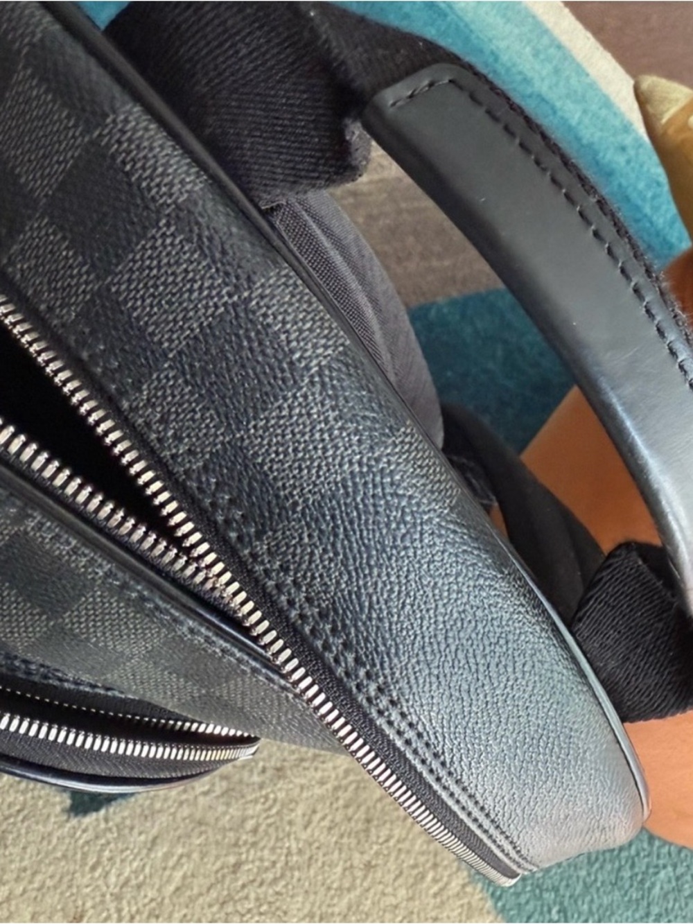 Louis Vuitton Graphite Damier Checkered Black Backpack - Picture 8 of 9